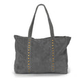 Bolso Personalizado Ante Manzoni Gris con Bordado Incluido - Belorias