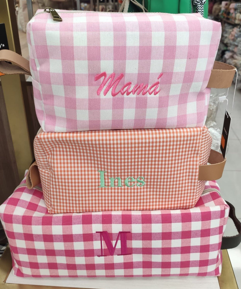 Neceser MAXI cuadros Vichy - Belorias