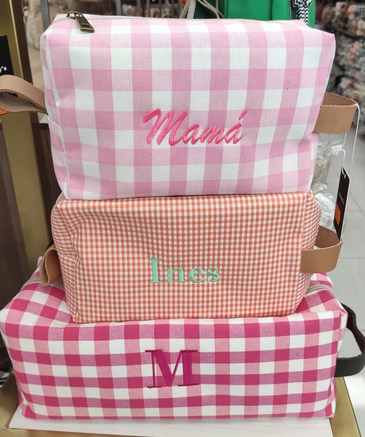 Neceser MAXI cuadros Vichy - Belorias